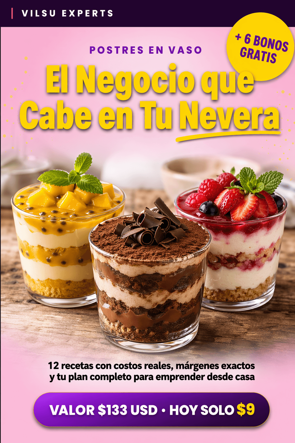 eBook Postres en Vaso — Sistema completo
