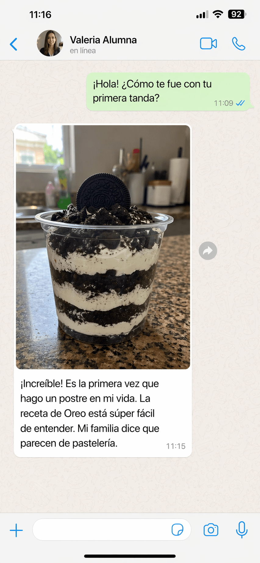 Conversación de interés — mensaje 2